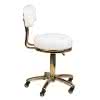 Taboret kosmetyczny Gold AM-961 biały