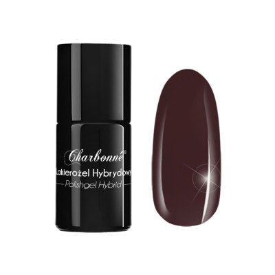 Lakier Hybrydowy CHARBONNE 15ml Kolor 277 Machoniowy brąz