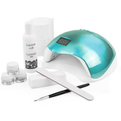Zestaw do żelu z lampą LED 48W hologram z wyświetlaczem z 3 żelami 5ml No. 10