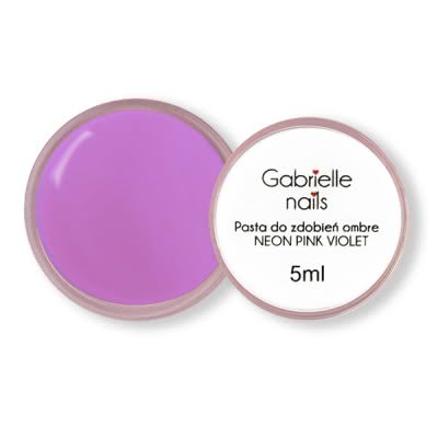 Pasta do zdobień ombre - Neon Pink Violet