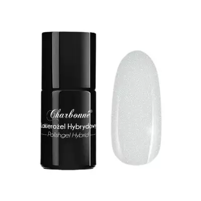 Lakier Hybrydowy CHARBONNE 15 ml Kolor 258 mleczny z drobinkami