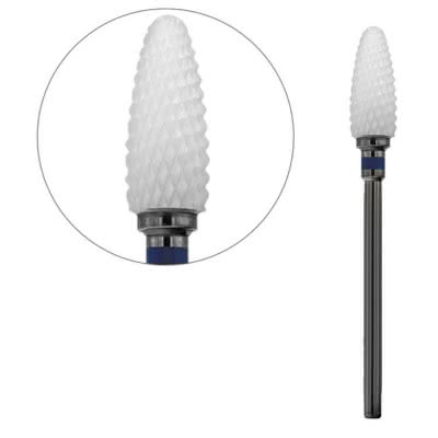 Frez Ceramiczny do zdejmowania żelu stożek niebieski nr 2