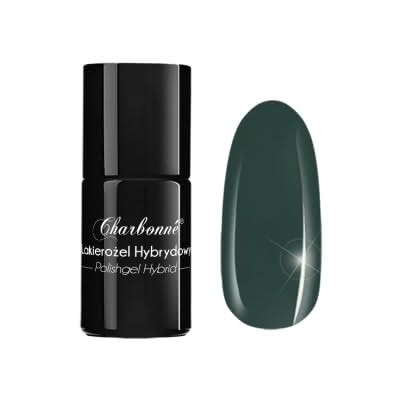 Lakier Hybrydowy CHARBONNE 15 ml Kolor 218 Choinkowa zieleń