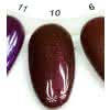 Lakier Hybrydowy CHARBONNE 15 ml kolor 010 miedziane bordo PERŁOWY