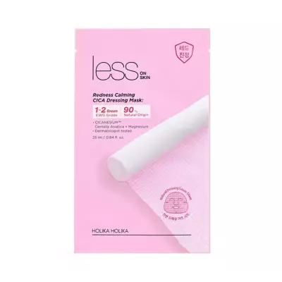 HOLIKA HOLIKA Less On Skin Redness Calming Cica Mask 25ml