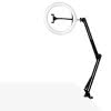 Lampa pierścieniowa Ring light 10' 8W led czarna do blatu
