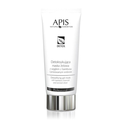 APIS DETOX Detoksykująca maska żelowa z węglem z bambusa i jonizowanym srebrem 200ml