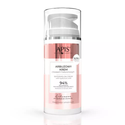 APIS Arbuzowe orzeźwienie Arbuzowy krem do twarzy z kwasem hialuronowym 100 ml