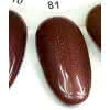 Lakier Hybrydowy CHARBONNE 7 ml kolor 081 perłowe brandy