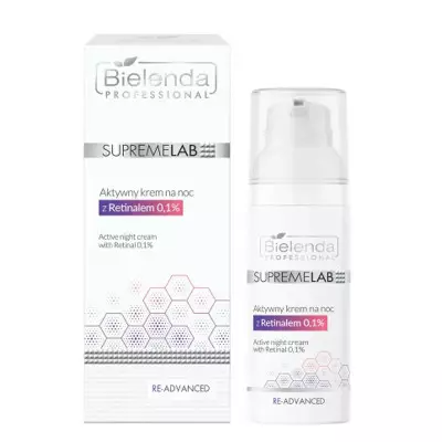 BIELENDA Professional Supremelab Aktywny krem na noc z Retinalem 0,1% - 50ml