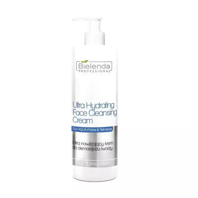 Bielenda Professional Ultra Hydrating Face Cleansing Cream ultra nawilżający krem do demakijażu twarzy 500ml
