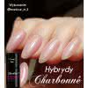 Lakier Hybrydowy CHARBONNE Base EXTENSION COVER PINK do przedłużania i utwardzania naturalnej płytki typu HARD 7ml