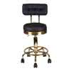 Taboret kosmetyczny Gold AM-830 czarny