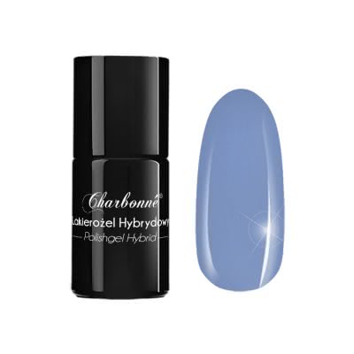 Lakier Hybrydowy CHARBONNE 15 ml kolor 041 Serenity szaroniebieski