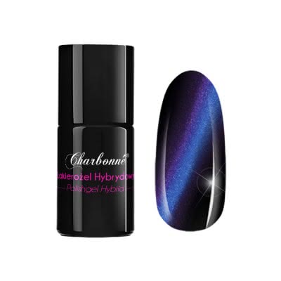 Lakier Hybrydowy CHARBONNE magnetyczny 7 ml Kolor C12 Premium CAT EYE