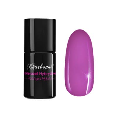 Lakier Hybrydowy CHARBONNE 7 ml kolor 018 różowy ciemny