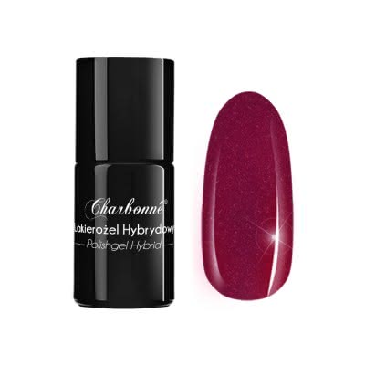 Lakier Hybrydowy CHARBONNE 15 ml kolor 178 Metalic Tango