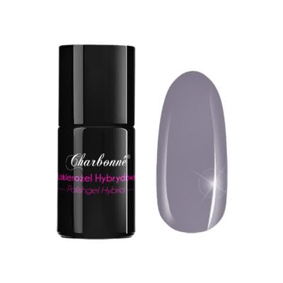 Lakier Hybrydowy CHARBONNE 7 ml kolor 040 ciemny popiel