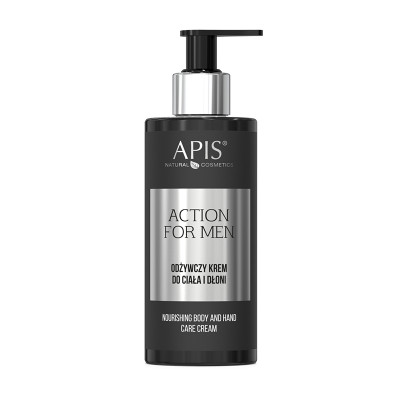 APIS ACTION FOR MEN Odżywczy krem do ciała i dłoni 300 ml