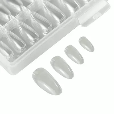 Tipsy żelowe Flexi krótkie / naturalne 240 szt