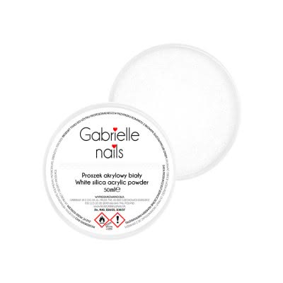Proszek akrylowy biały Gabrielle Nails 50ml