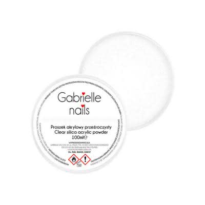 Proszek akrylowy przeźroczysty Gabrielle Nails 100ml