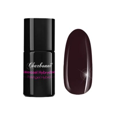 Lakier Hybrydowy CHARBONNE 7 ml Kolor 252 Czerwone wino