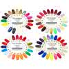 Żele kolorowe Gabrielle Nails wzornik na 4 kółkach