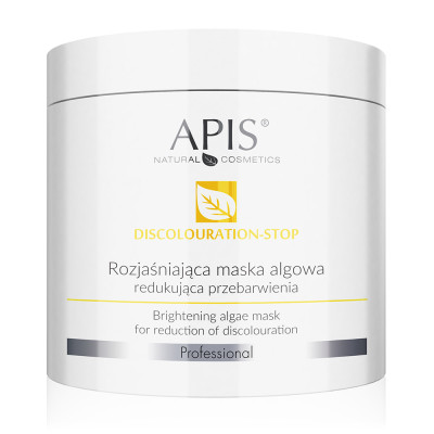 APIS PROFESSIONAL DISCOLOURATION-STOP Rozjaśniająca maska algowa redukująca przebarwienia 200g