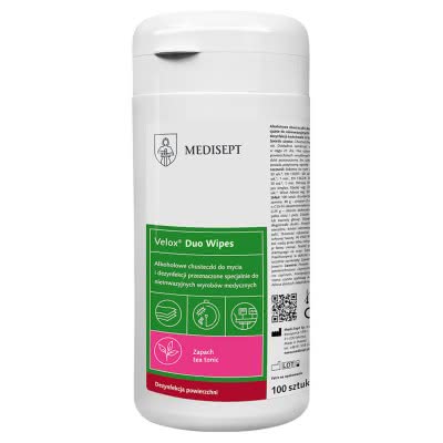 MEDISEPT  Velox duo wipes chusteczki do dezynfekcji powierzchni