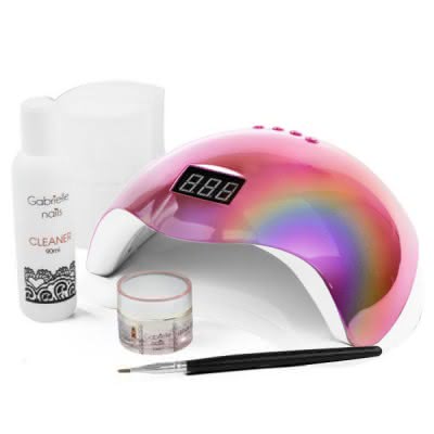 Zestaw do żelu z lampą LED 48W z wyświetlaczem z żelem jednofazowym 10ml No. 2