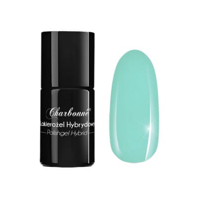 Lakier Hybrydowy CHARBONNE 15 ml kolor 111 miętowy turkus