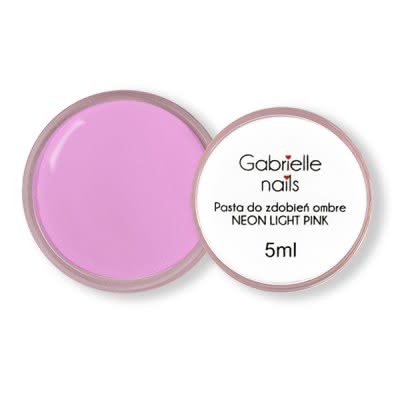 Pasta do zdobień ombre - Neon Light Pink