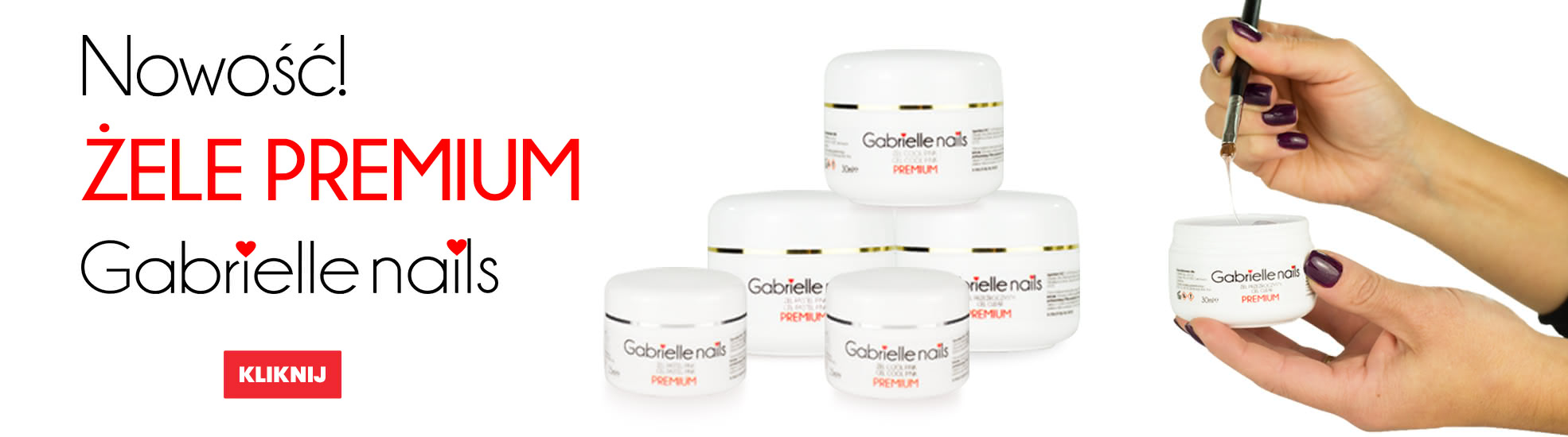 Żele premium GabrielleNails