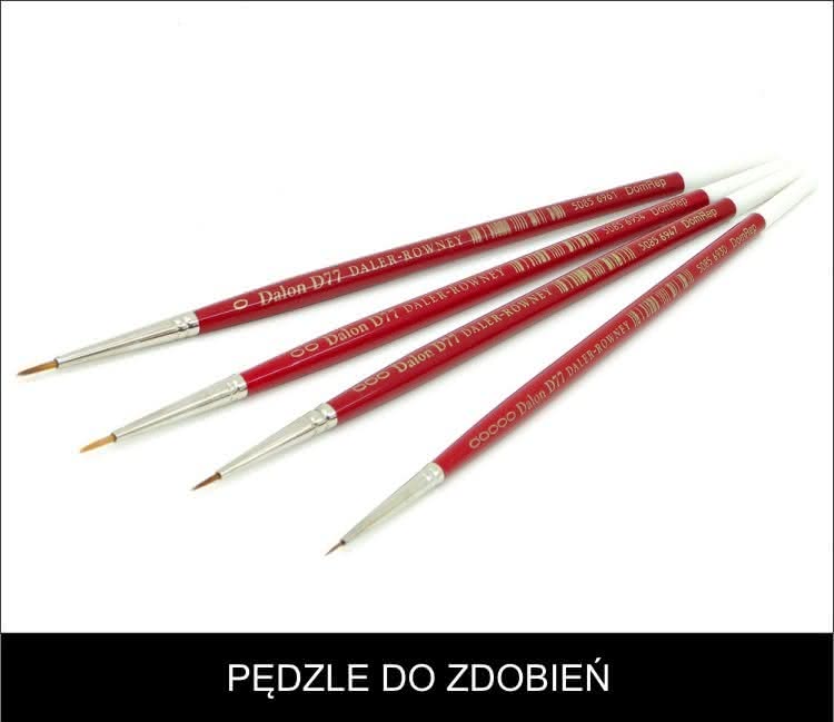 Pędzle do zdobień