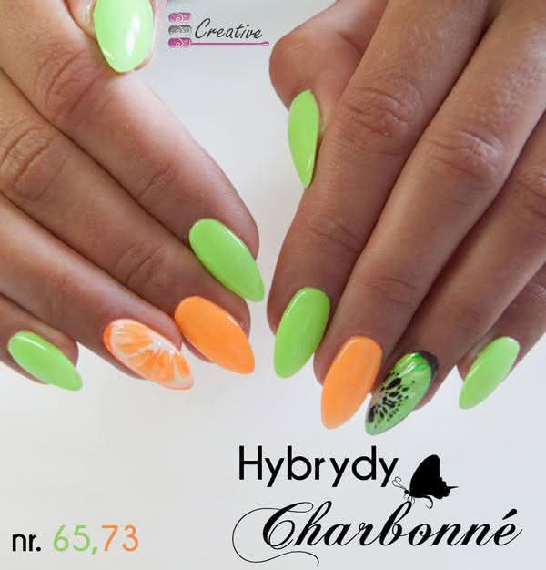 Zielone paznokcie hybrydowe kolory